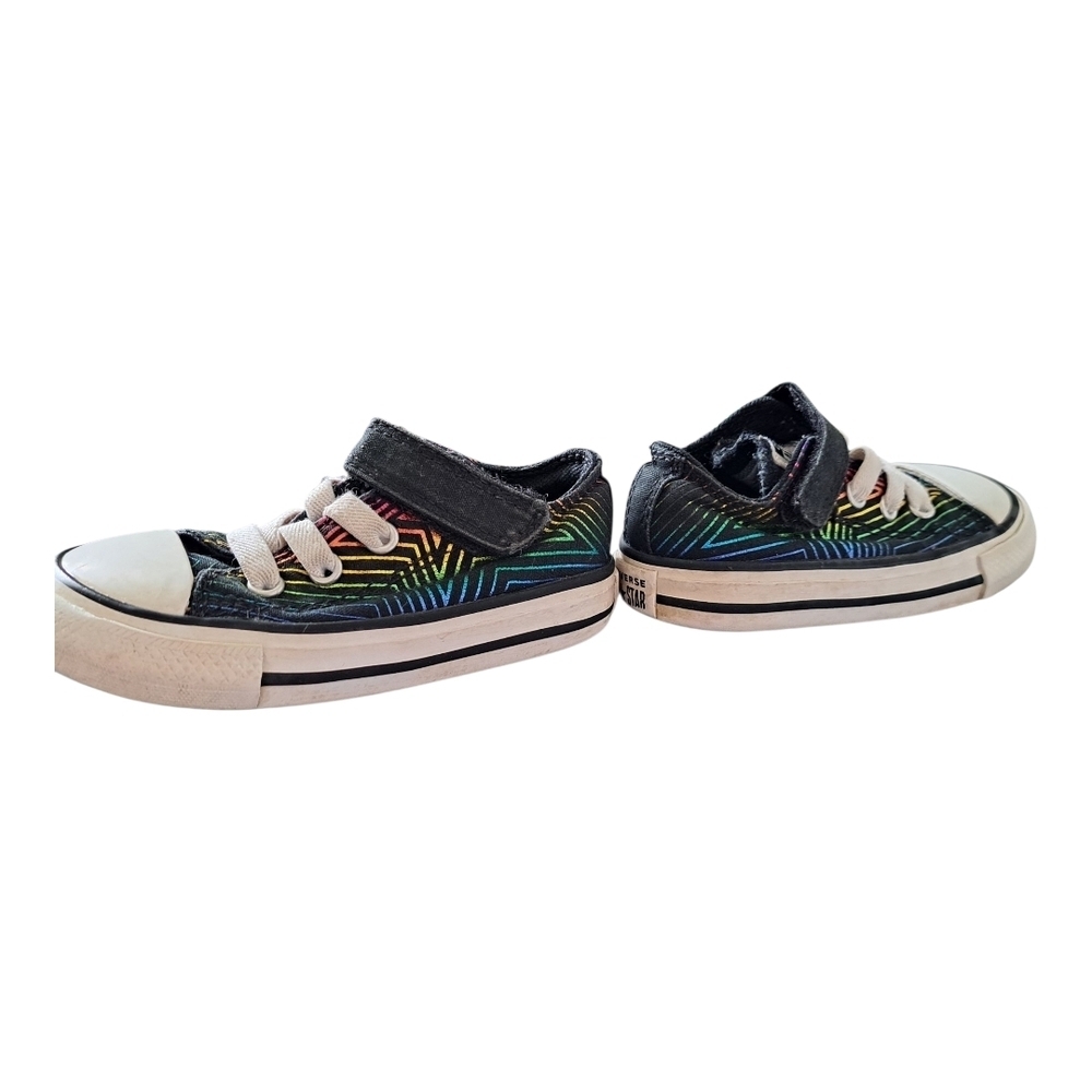 Converse Kids Chuck Taylor All Star Rainbow Geometric | Size 6 US Toddler Baby